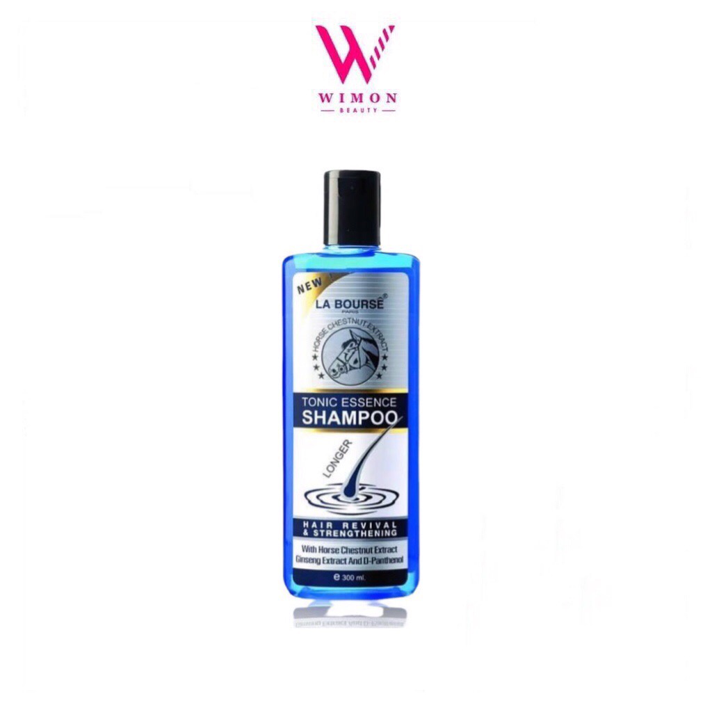 La Bourse Tonic Essence Shampoo แชมพูเร่งผมยาว ลดผมร่วง ลาบูสส์ โทนิค เอสเซ้น แชมพู 300มล.