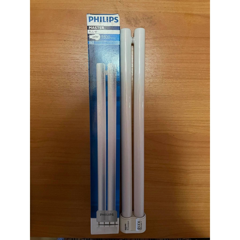 philips-หลอดตะเกียบ-4-ขา-pll-pl-l-24w-2g11-4p-865-แสงขาว