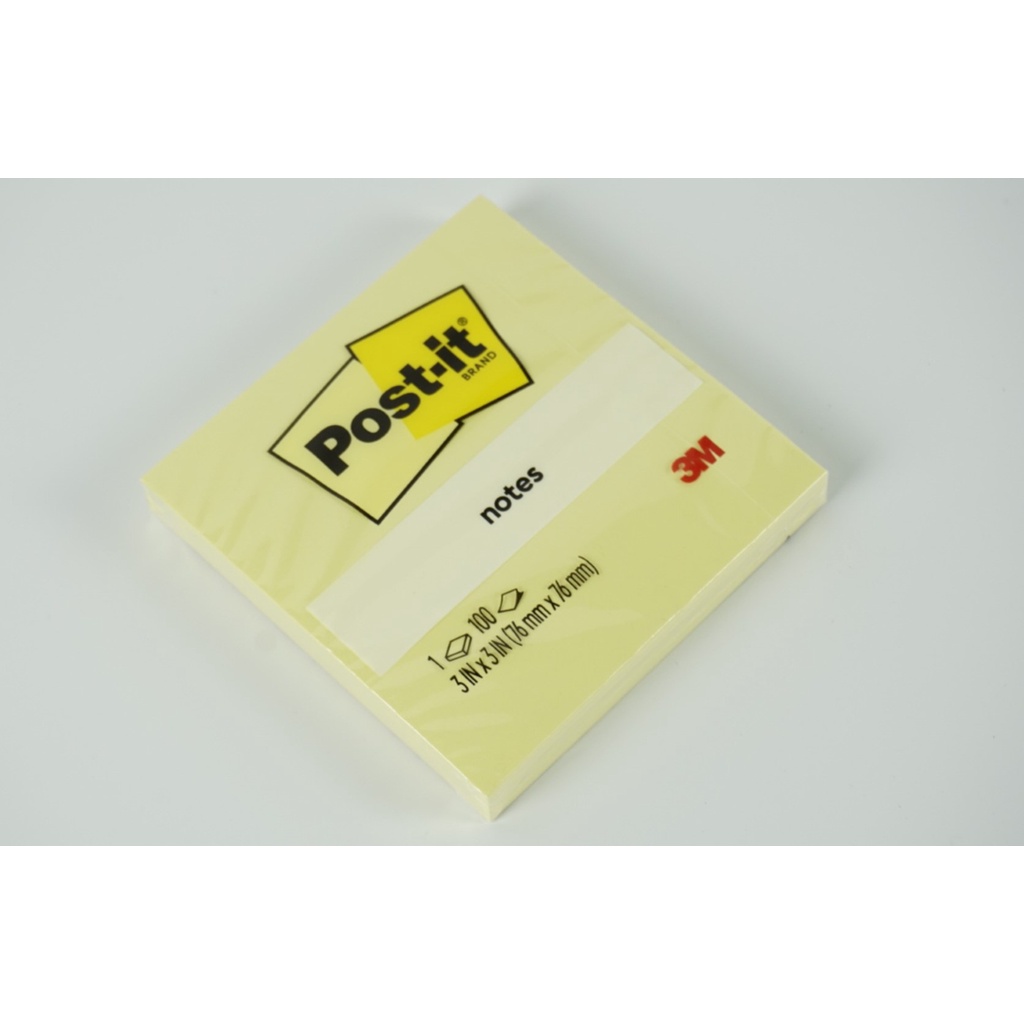 3M Post-it 654 Notes (3 x 3 inch) Yellow โพสต์-อิท โน้ต สีเหลือง ขนาด ...
