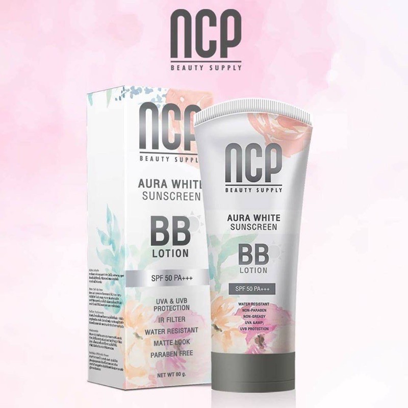 ncp-บีบีทาตัว-ออร่าไวท์bb-aura-white-spf50pa