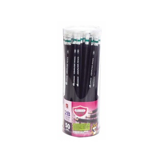 มาสเตอร์อาร์ต ดินสอ 2B แพ็ค 50 แท่ง101342MASTER ART Pencil 2B 50Pcs/Pack