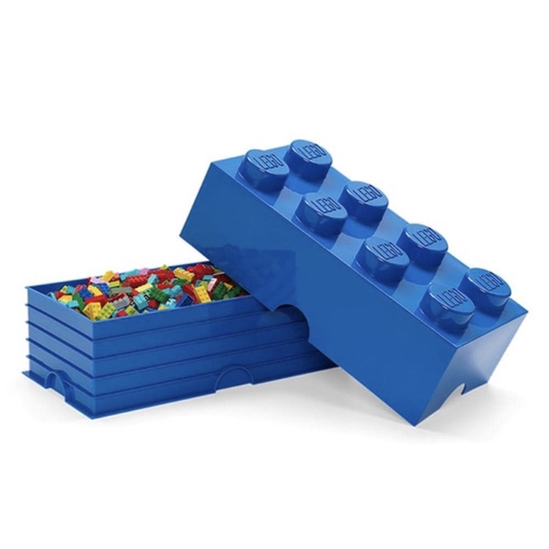 กล่องใส่ของอเนกประสงค์-lego-brick-8-สีน้ำเงิน