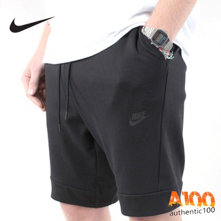 กางเกงขาสั้นผู้ชาย Nike Sportswear Tech Fleece แท้ สี BLACK