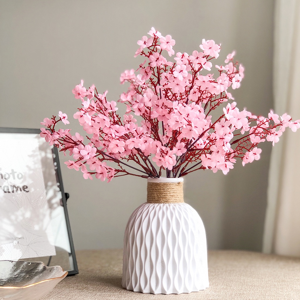 ภาพสินค้าช่อดอกไม้ Cherry Blossom Peach Blossom สไตล์ญี่ปุ่นสําหรับตกแต่งบ้าน จากร้าน moshee.th บน Shopee ภาพที่ 4