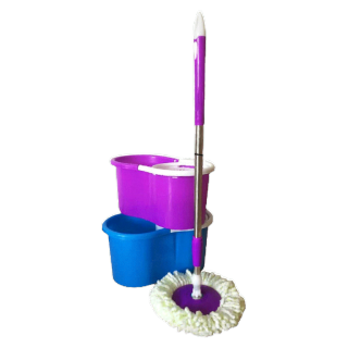 โปรโมชั่น : ชุดถังปั่น ไม้ถูพื้น ไม้ม็อบ Spin Mop ชุดไม้ถูพื้น ถังปั่นไม้ม๊อบ A014