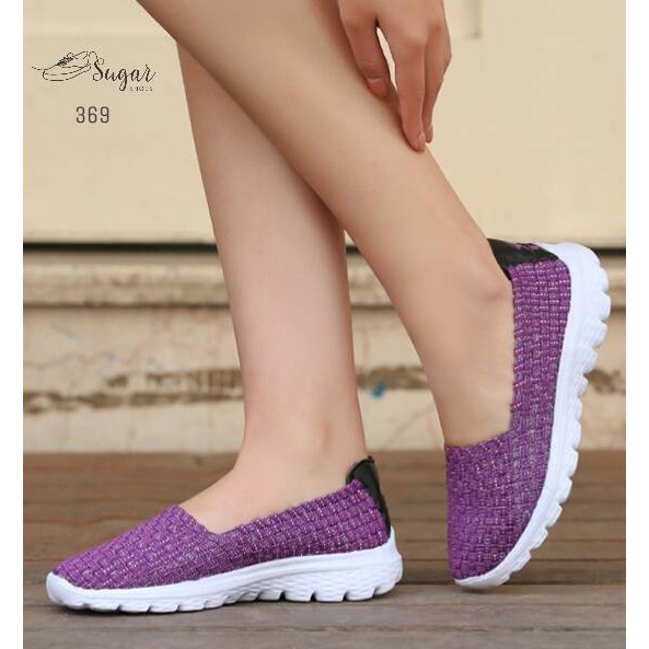 รองเท้าเพื่อสุขภาพ-วัสดุทำจากเชือกถักมือ-ยืดหยุ่นได้ดี