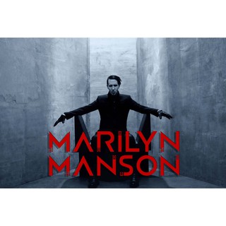 โปสเตอร์ Marilyn Manson มาริลีน แมนสัน วงร็อก Rock Music Band Poster รูปภาพ ภาพถ่าย โปสเตอร์วงดนตรี ตกแต่งผนัง วงดนตรี