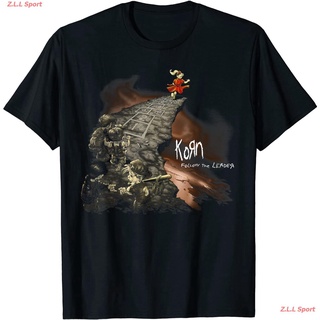 เสื้อยืดโอเวอร์ไซส์Korn Follow Cliff T-Shirt Korn คอร์น วงร็อค เสื้อพิมพ์ลาย ผู้ชาย ผู้หญิง เสื้อยืด เสื้อแนวสตรีท คอกลม