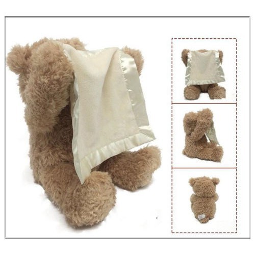 ตุ๊กตาหมีจ๊ะเอ๋-มีโค้ดลด100-พูดได้-peek-a-boo-ของเล่นเด็ก-ซ่อนแอบ-play-hide