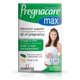 🌟พร้อมส่ง🌟 วิตามินสำหรับคุณแม่ตั้งครรภ์สูตรเข้มข้น Vitabiotics Pregnacare Max