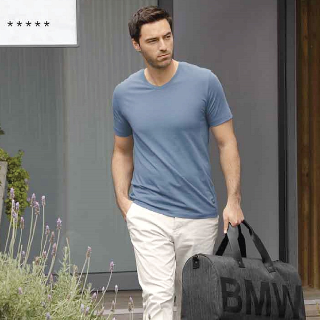 bmw-steel-blue-เสื้อยืดบุรุษ-ตัดเย็บจากผ้า-pima-cotton-คุณภาพสูง