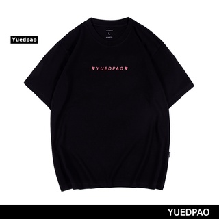 ค่าสัมบูรณ์Yuedpao เสื้อยืด OVERSIZE Pink LOGO รับประกันไม่ย้วย 2 ปี เสื้อยืดสีพื้น OVERSIZE_สี BLACKถูกสุดๆS-3XL