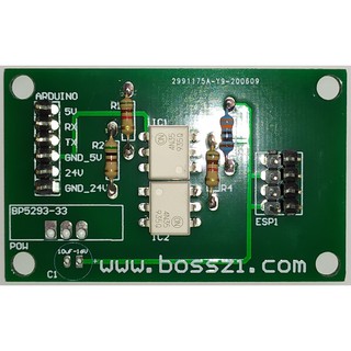 serial interface isolated 5V 3.3Vการสื่อสาร Serial แบบแยก Ground ใช้ระหว่าง Arduino กับ ESP8266 หรือวงจรอื่นๆ