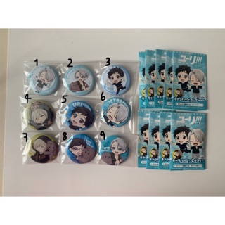 [Yuri on ice!] เข็มกลัด ของแท้ จากอนิเมท (วิคเตอร์, ยูริ, ยูริโอะ) (Animate Badge Yuri on ice!)