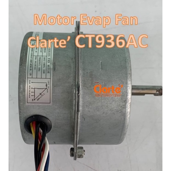 มอเตอร์พัดลมไฟฟ้า-สำหรับพัดลมไอเย็นของ-clarte-รุ่น-ct936ac