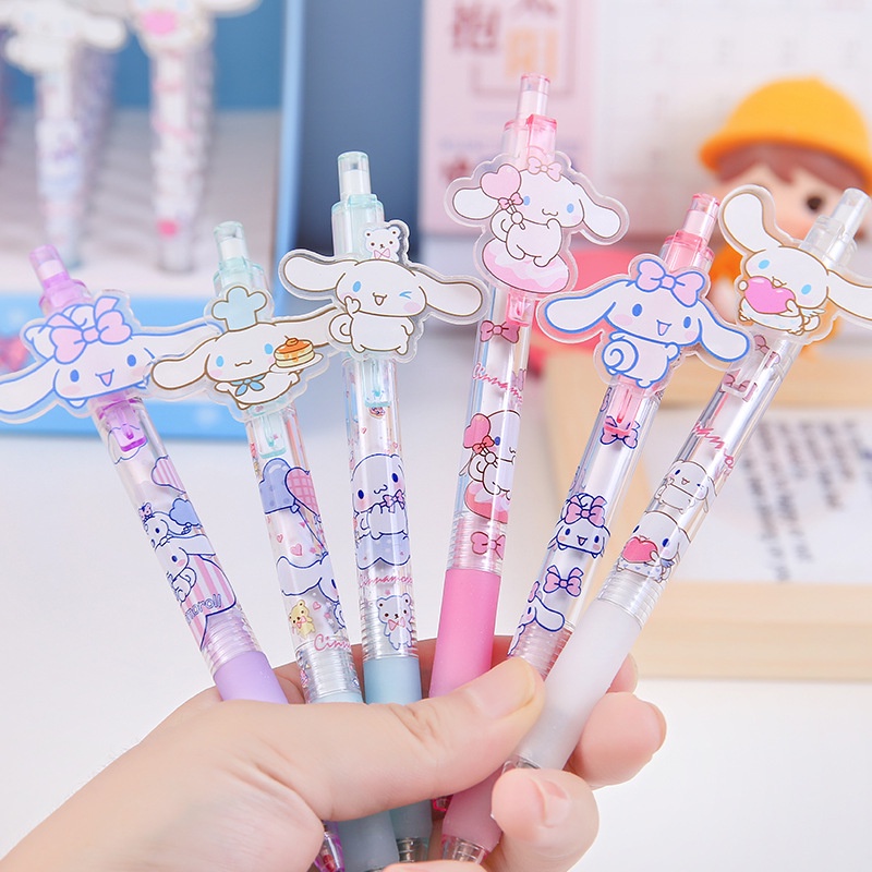 sanrio-kuromi-0-5-มม-ปากกาเจล-นักเรียน-กด-ปากกาเจล-ชุดเครื่องเขียน-อุปกรณ์การเรียน-น่ารัก-อุปกรณ์สํานักงาน-นักเรียน-ของขวัญ