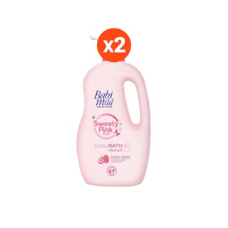 เบบี้มายด์ สบู่เหลวอาบน้ำ สวีทตี้ พิงค์ พลัส 950 มล. x2 / Babi Mild Sweety Pink Plus Baby Bath 950ml x2