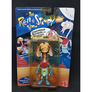 แอคชั่นฟิกเกอร์ เก่า 1993 Mattel The Ren & Stimpy Show - Commander Ren Hoek