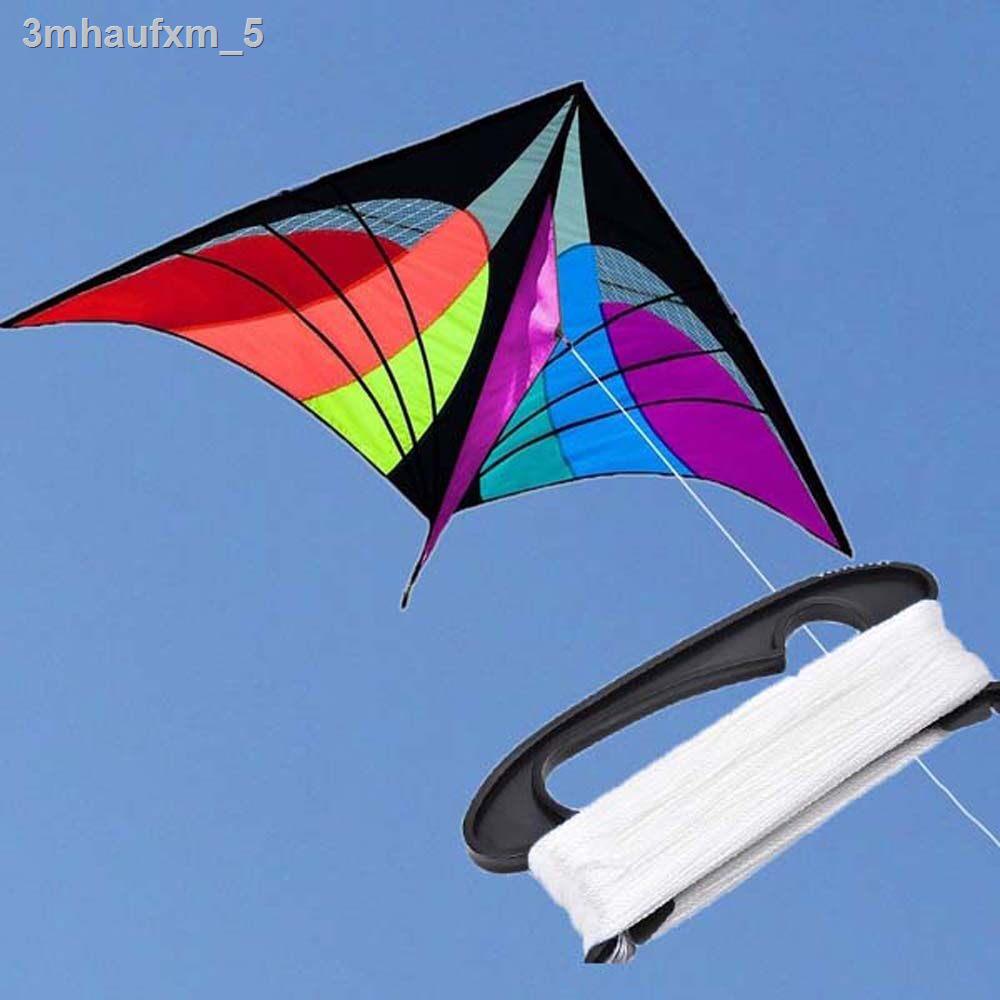 spring-outdoor-sports-black-color-kite-accessories-handle-board-gift-for-children-kite-thread-winder-flying-kite-line-st