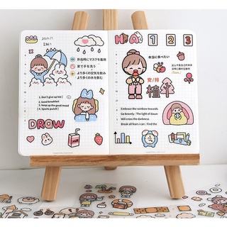 ภาพขนาดย่อของภาพหน้าปกสินค้าพร้อมส่งในไทย  สติ๊กเกอร์ 100แผ่น กล่องใหญ่  Sticker ชุด PVC น่ารักกันน้ำ ตกแต่ง สติ๊กเกอร์ไดคัท ลายน่ารัก จากร้าน th_31107616 บน Shopee ภาพที่ 7