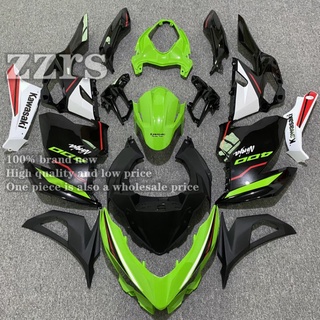 แฟริ่งแยกชิ้น kawasaki ninja 400ชุดสีนินจา 400 สีเขียวสีดำสีเทาจำหน่ายชุดแฟริ่ง bigbike ทุกรุ่นแฟริ่ง ninja 400