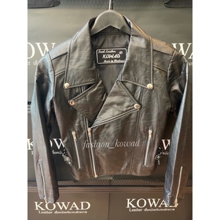 เสื้อหนังแท้ผู้หญิง cow leather