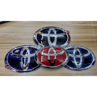 ภาพขนาดย่อของสินค้าโลโก้กระจก สวย งานดี โตโยต้า 4 สี Toyota glass logo performance all models vios camry rav4 yaris vitz fortuner revo vigo