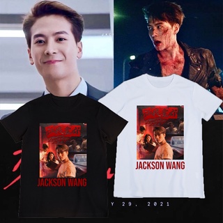 TSHIRTฝ้ายเสื้อยืดทีมหวัง  JACKSON WANG GOT7 เสื้อยืดแฟชั่น  Team wang  เสื้อยืดชายหญิง เสื้อยืดผ้า Cotton 100%s-5xl