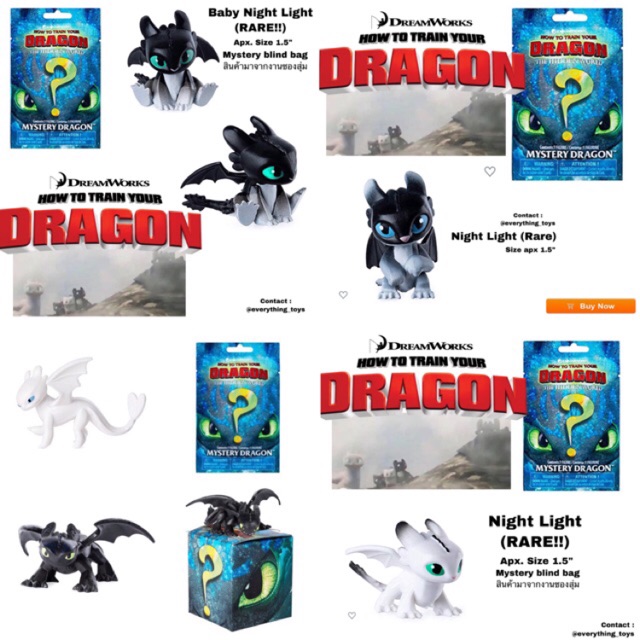 ลิขสิทธ์แท้-how-to-train-your-dragon-mini-figure-เพลิงนิล-เพลิงนวล-เขี้ยวกุด