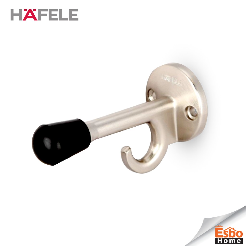 hafele-กันชนพร้อมขอแขวน-489-70-220-ซิงค์อัลลอยด์