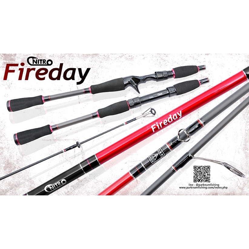 คันเบ็ด NITRO FIREDAY | Shopee Thailand