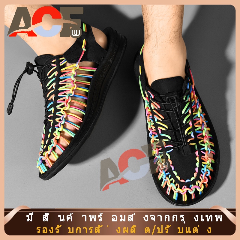 ภาพหน้าปกสินค้ารองเท้าแตะสานน้ำหนักเบาลำลองสำหรับเดินชายหาดกลางแจ้ง แฟชั่นสำหรับคู่รัก ทุกเพศ ไซส์ 35-44 จากร้าน aofuu_ บน Shopee