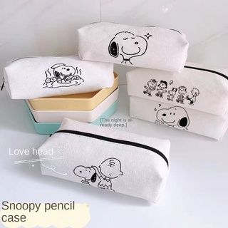 กระเป๋าดินสอ ลายการ์ตูน Snoopy น่ารัก เหมาะกับนักเรียน สําหรับเด็กผู้หญิง