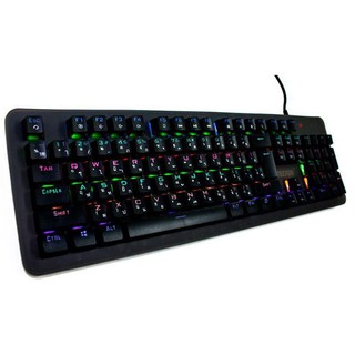 TECFON by OKer Keyboard High end Mechanical Gaming Keyboard ไฟ LED + Fast Response