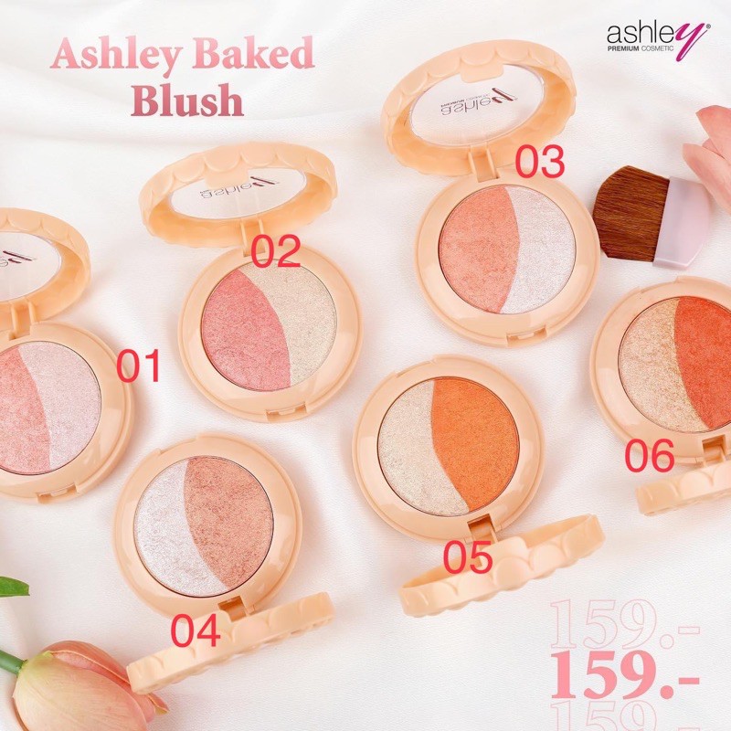 ภาพหน้าปกสินค้าAshley Baked Blush A-096 จากร้าน queen_cosmetics11 บน Shopee