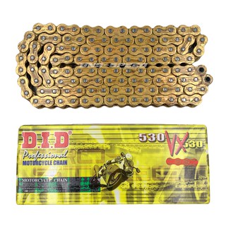 โซ่ DID Chain 530 VX Gold &amp; Steel X-Ring Heavy Duty - 120L