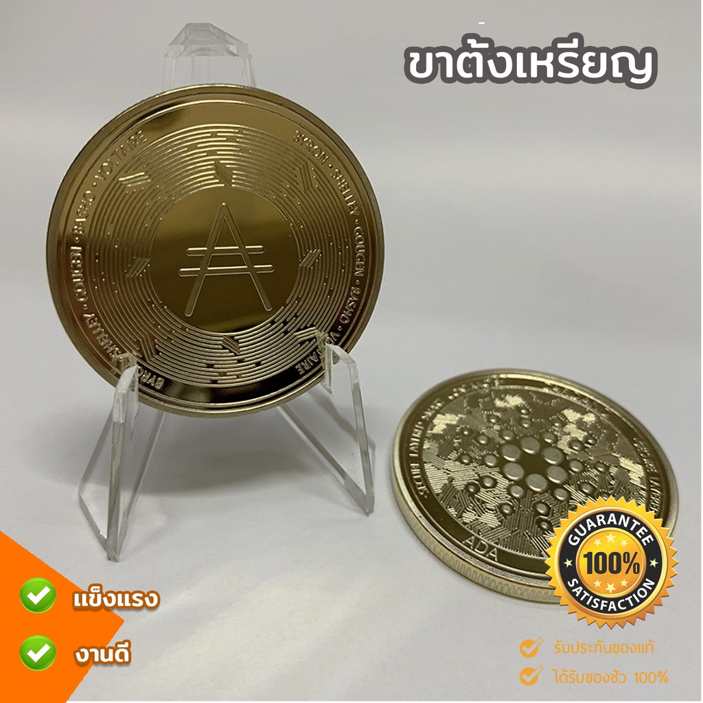 ภาพหน้าปกสินค้าขาตั้งเหรียญ Bitcoin แบบอะคริลิคใส แบ่งขายเป็นชิ้น ขนาด 40 x 55 x 53 mm. สำหรับตั้งเหรียญ การ์ด รูปภาพขนาดเล็ก