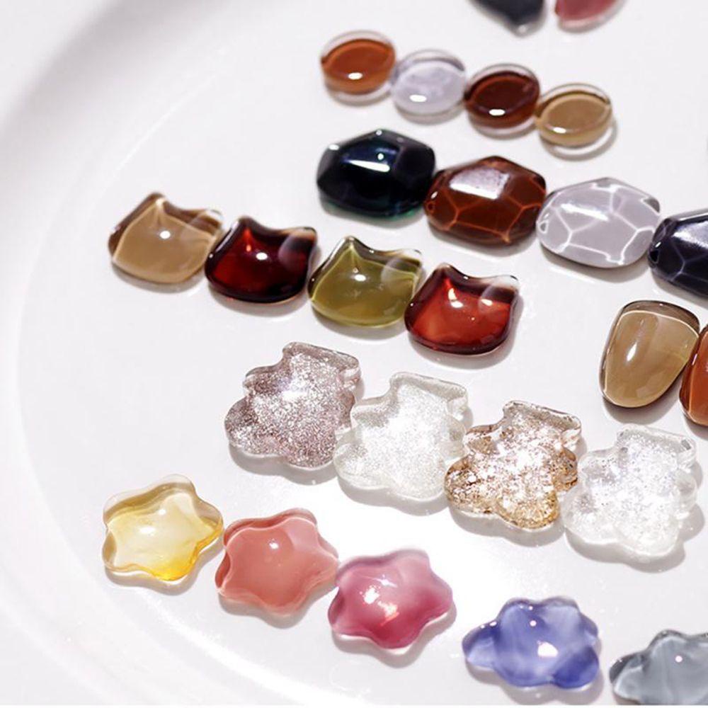 ahour-การ์ดโชว์สีเล็บปลอม-ทรงกลม-ลายเมฆ-หมี-สีใส-แฟชั่น