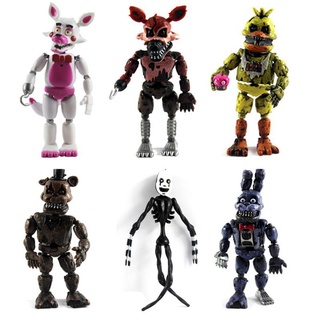 ภาพขนาดย่อของภาพหน้าปกสินค้าตุ๊กตาฟิกเกอร์ Five Nights At Freddy's Fnaf Foxy Bonnie Bear ของเล่นสําหรับเด็ก 6 ชิ้น จากร้าน kitoo.th บน Shopee