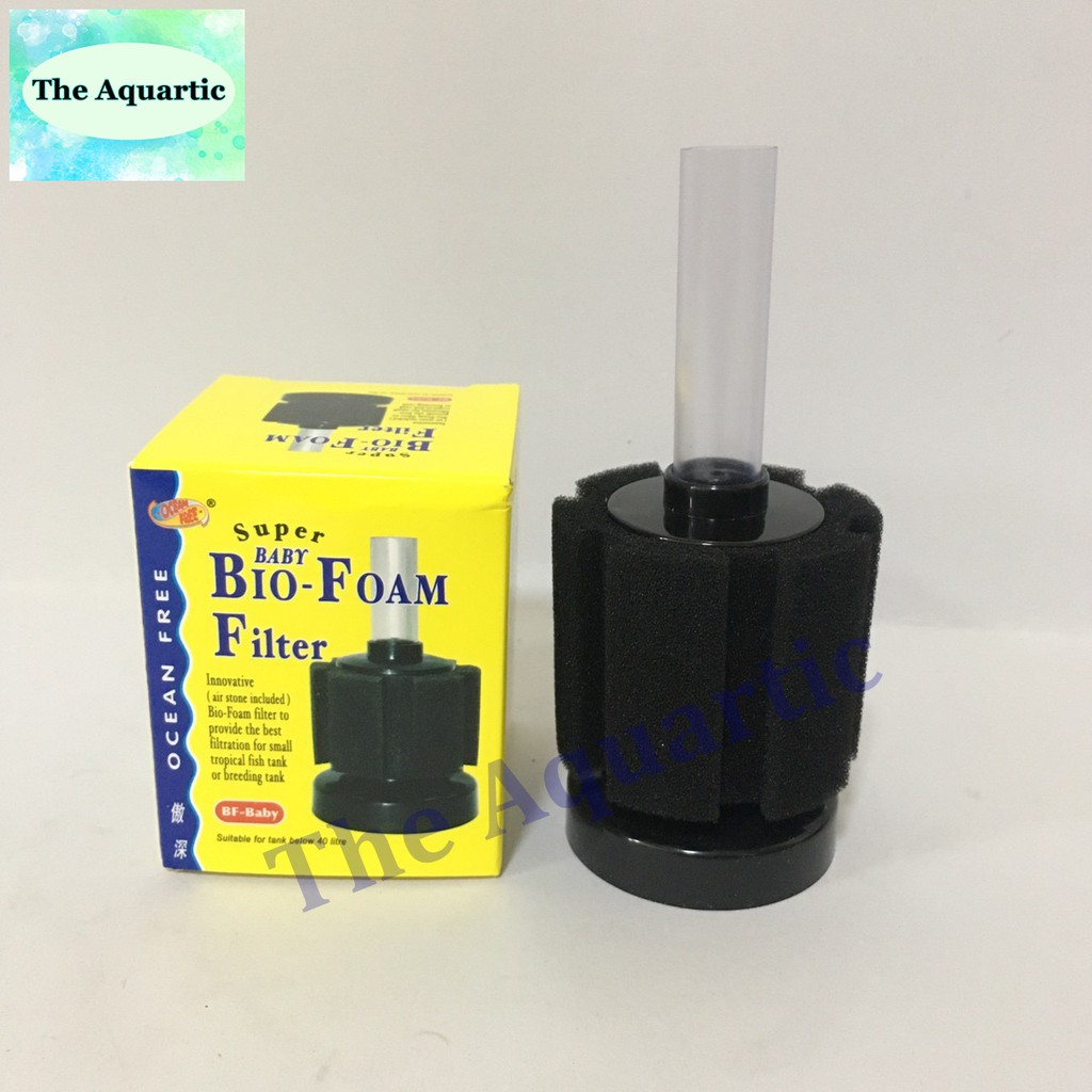 กรองฟองน้ำ-bio-foam-รุ่น-bf-baby-ใช้ต่อกับปั๊มลม-ช่วยกรองให้น้ำใส