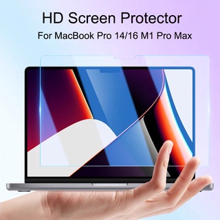 ฟิล์มกันรอยหน้าจอ HD สําหรับ MacBook Pro 14 16 นิ้ว M1 Max Pro A2442 A2485 2020 Air Pro M1 A2337 A2338 A2251 A2289 2021