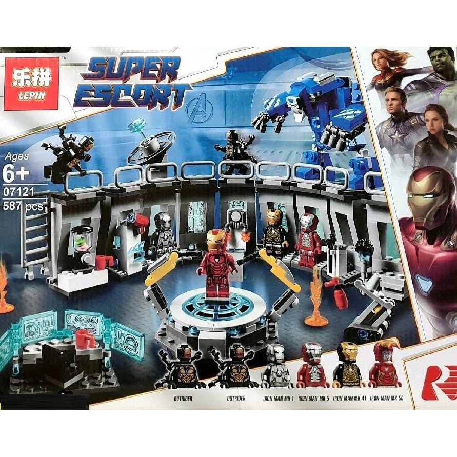 เลโก้ตัวต่อ-super-escort-ironman-07121-กล่องใหญ่