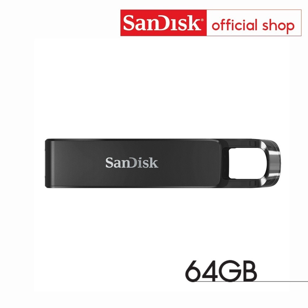 ภาพหน้าปกสินค้าSanDisk Ultra USB Type-C Flash Drive 64GB (SDCZ460-064G-G46)