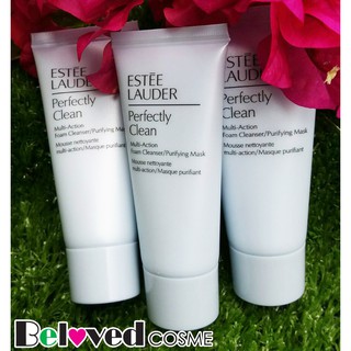 Estee Lauder Perfectly Clean Foam Cleanser/Purifying Mask 30 ml (1หลอด)