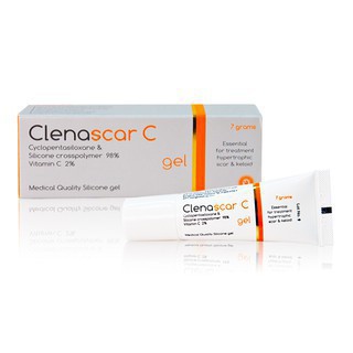 CLENA SCAR-C GEL 7G (ส้ม)ทาแผลเป็น (SILICONE+VIT C)