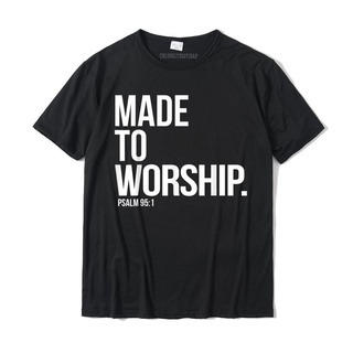 【🔥🔥】ใหม่ เสื้อยืดลําลอง ผ้าฝ้าย 100% แขนสั้น คอกลม พิมพ์ลาย Create To Worship Psalms 95 1 Faith Based Christian 3D สํา