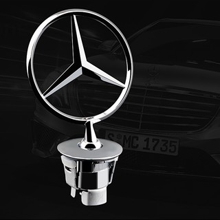 ตราสัญลักษณ์โลโก้ 3D สําหรับ Mercedes-Benz Star Hood W204 W211 W212 W221 A2218800086