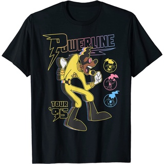 เสื้อยืดผ้าฝ้ายพรีเมี่ยม เสื้อยืด พิมพ์ลายภาพยนตร์ Disney A Goofy Powerline Tour  95