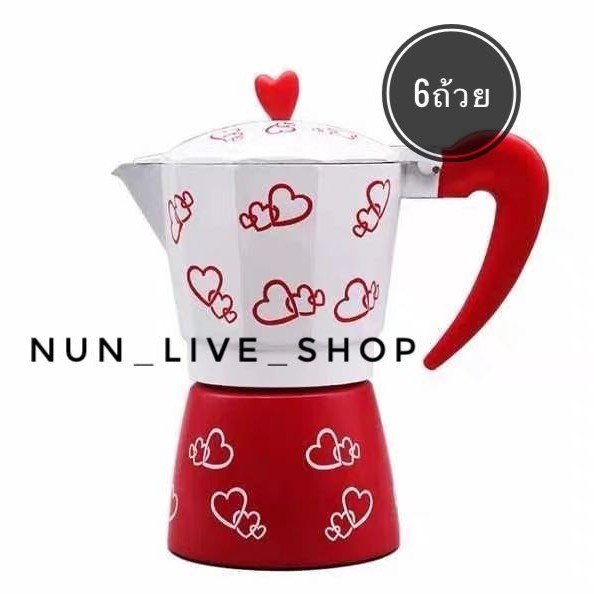 ภาพสินค้า3ถ้วย6ถ้วยหม้อต้มกาแฟ กาต้มกาแฟสด เตาต้มกาแฟสำหรับคอกาแฟ หม้อต้มกาแฟสด จากร้าน nun_live_shop บน Shopee ภาพที่ 3
