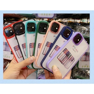 เคส ขอบสีหลังใส oppo Reno7z 5g Rdno7 5g A74 4g A95 y15s y3s A5 2020 A9 2020 A12 A5s A7 F9